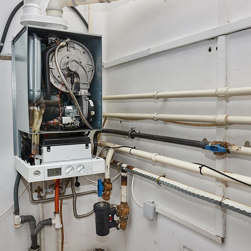 Opened Furnace