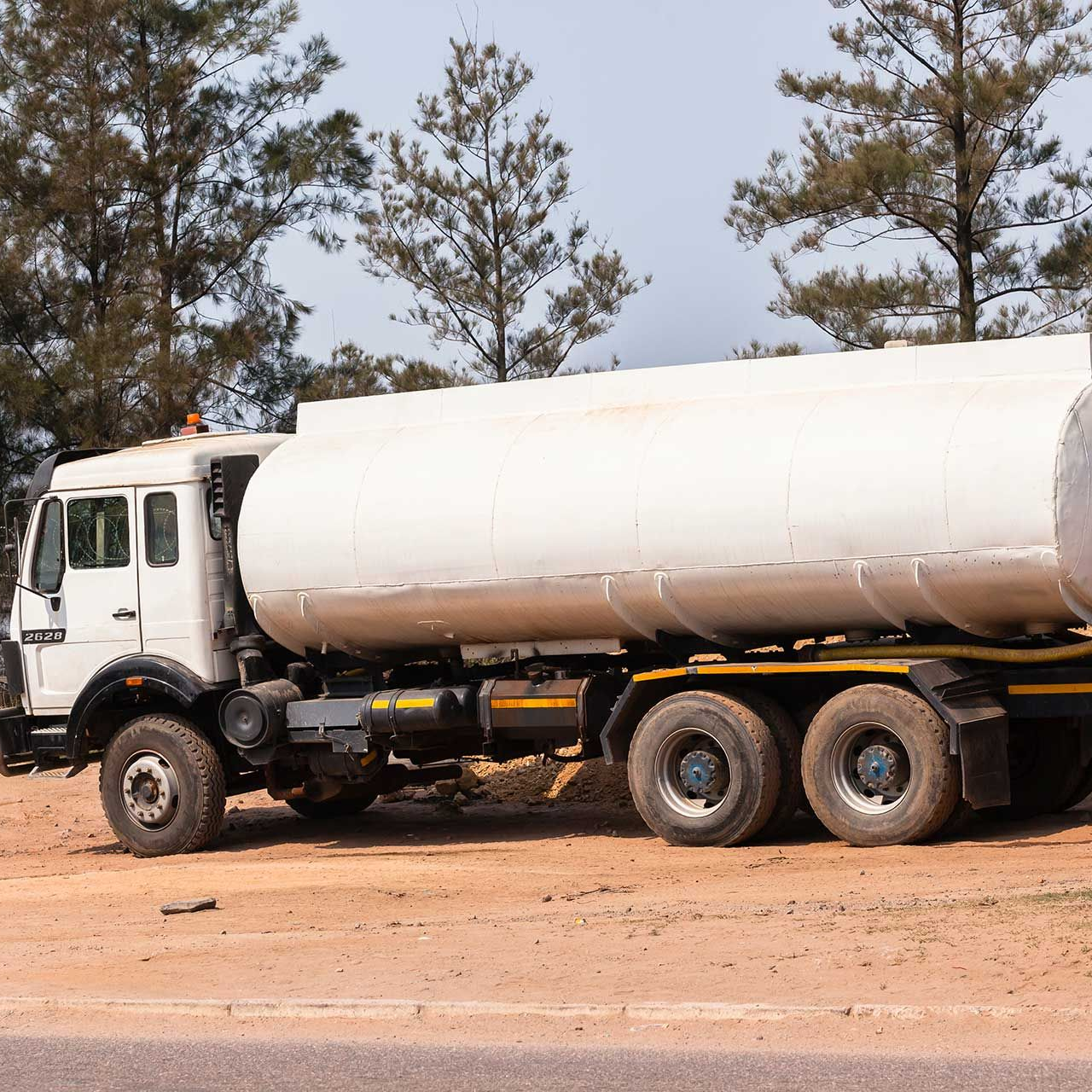 Truck Water Tanker construction industrial vehicle 
