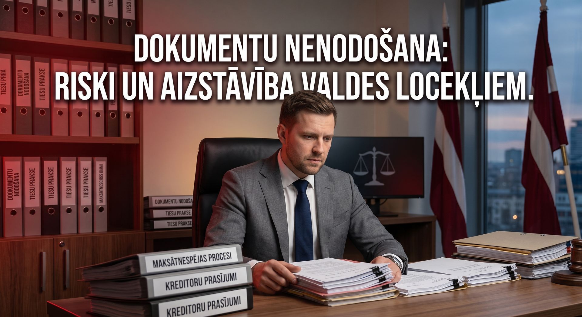Valdes locekļa atbildība par dokumentu nenodošanu maksātnespējas procesā