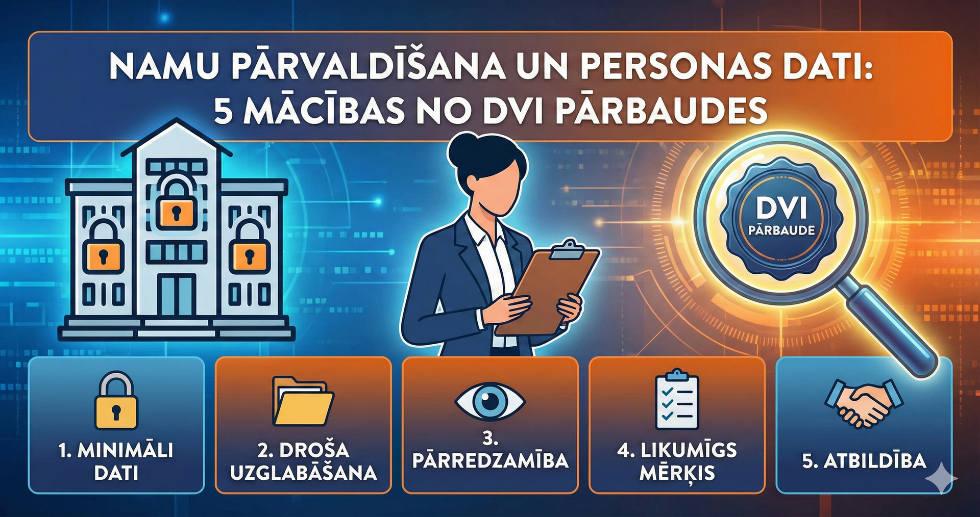 Namu pārvaldīšana un personas dati: 5 mācības no DVI pārbaudes