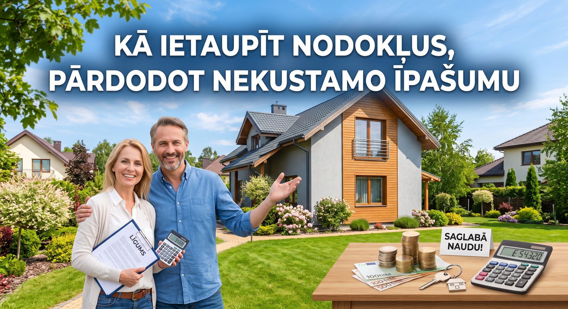 Gudra nodokļu plānošana, jeb kā legāli ietaupīt, pārdodot nekustamo īpašumu