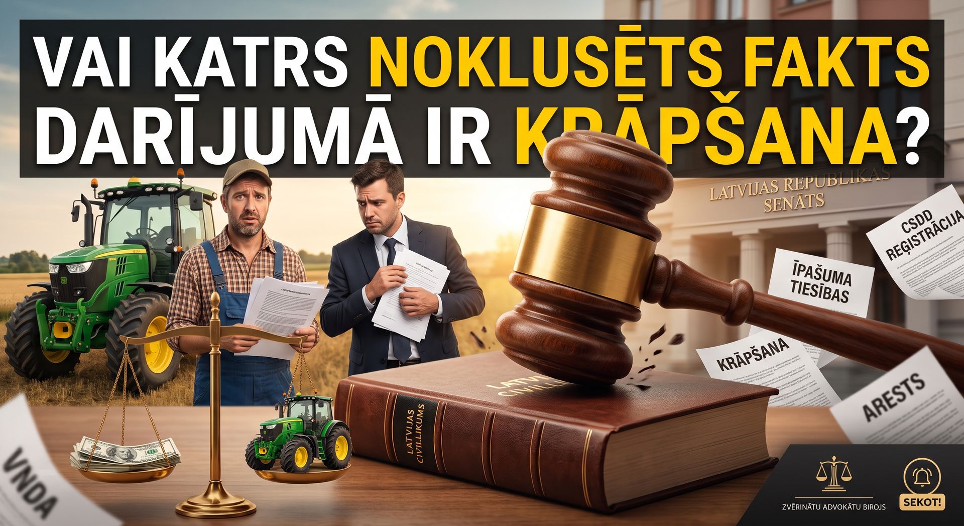 Vai katrs noklusēts fakts darījumā ir krimināla krāpšana