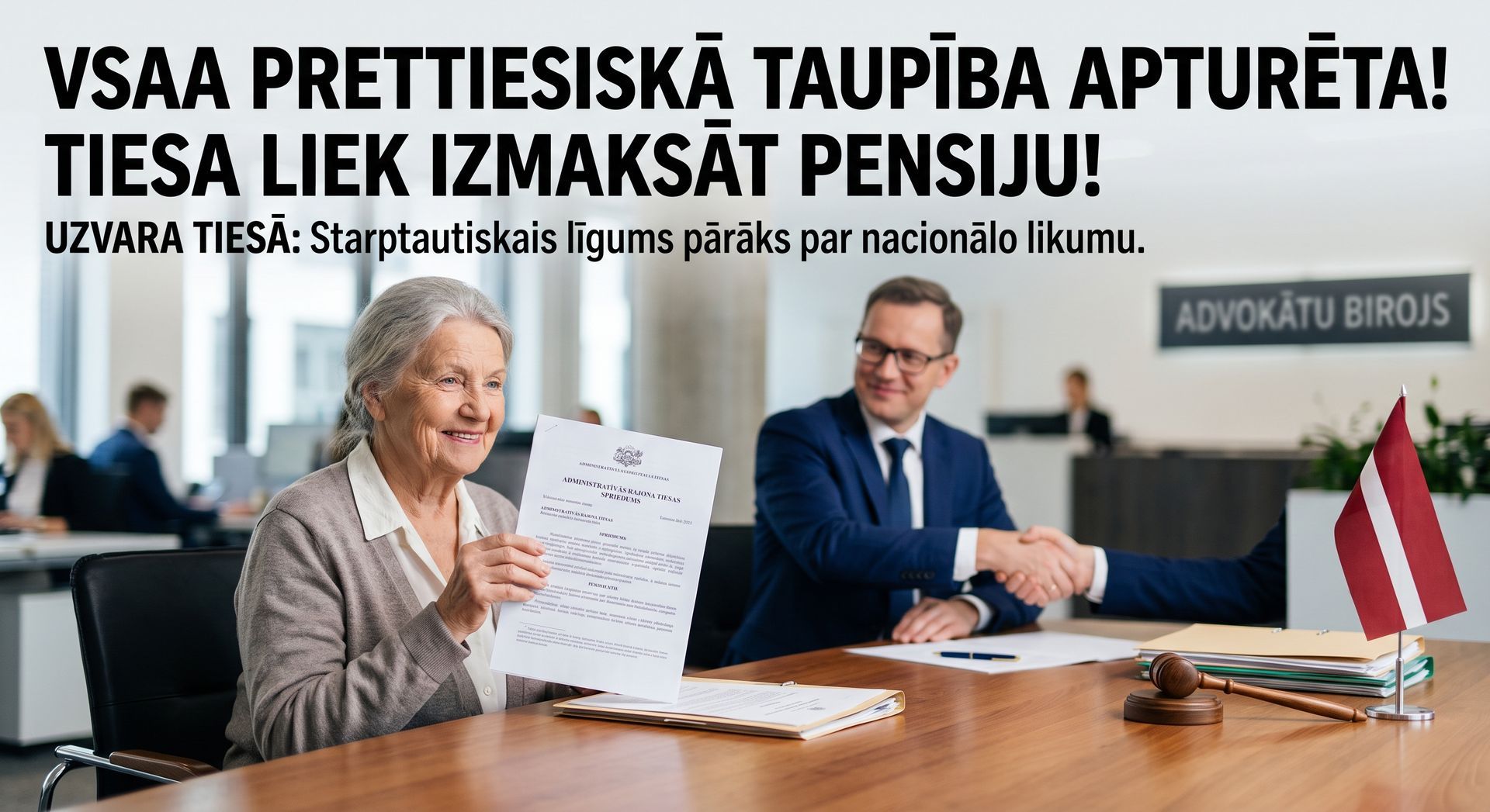 Tiesa pieķer iestādi starptautisko līgumu ignorēšanā