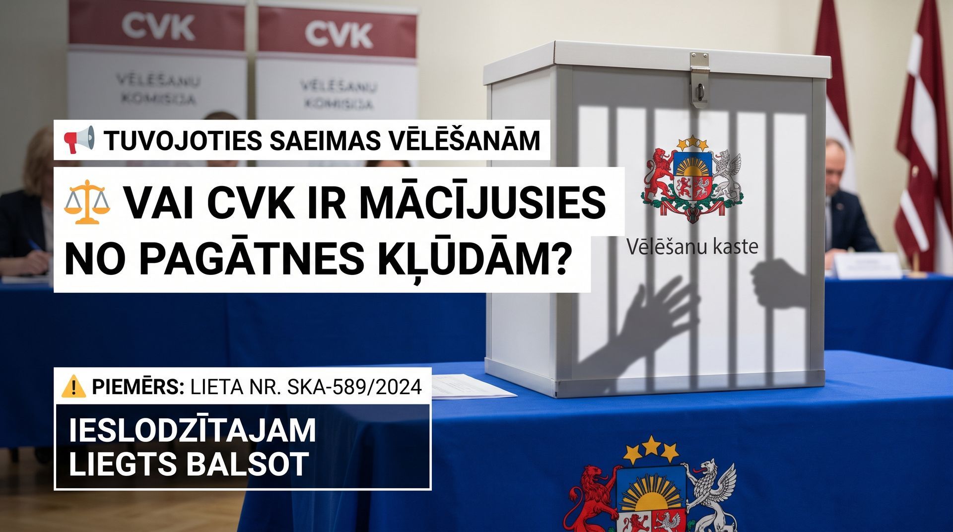 Tuvojoties Saeimas vēlēšanām