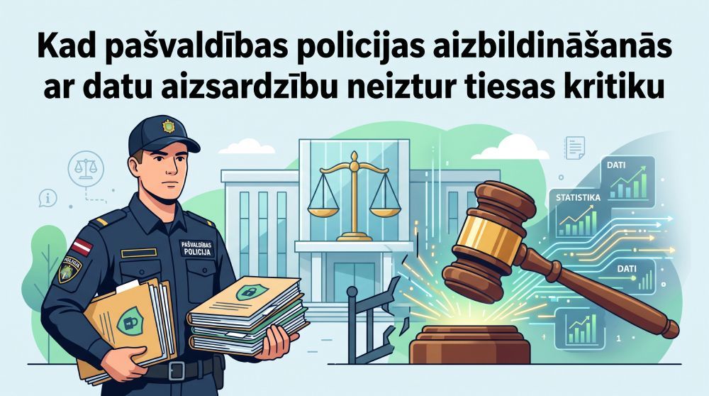 Kad pašvaldības policijas aizbildināšanās ar datu aizsardzību neiztur tiesas kritiku