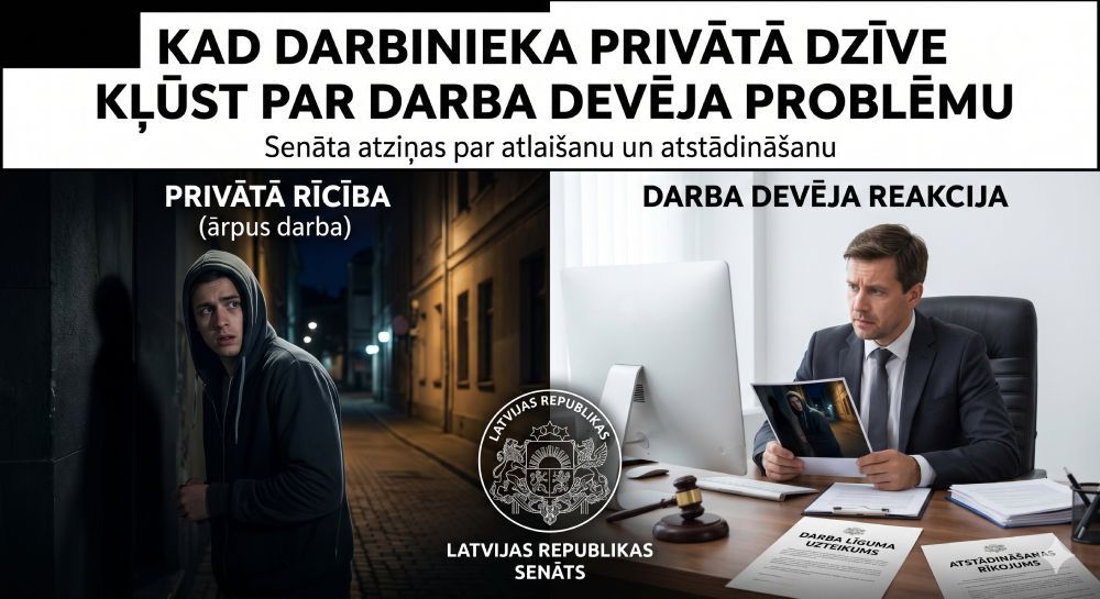 Kad darbinieka privātā dzīve kļūst par darba devēja problēmu