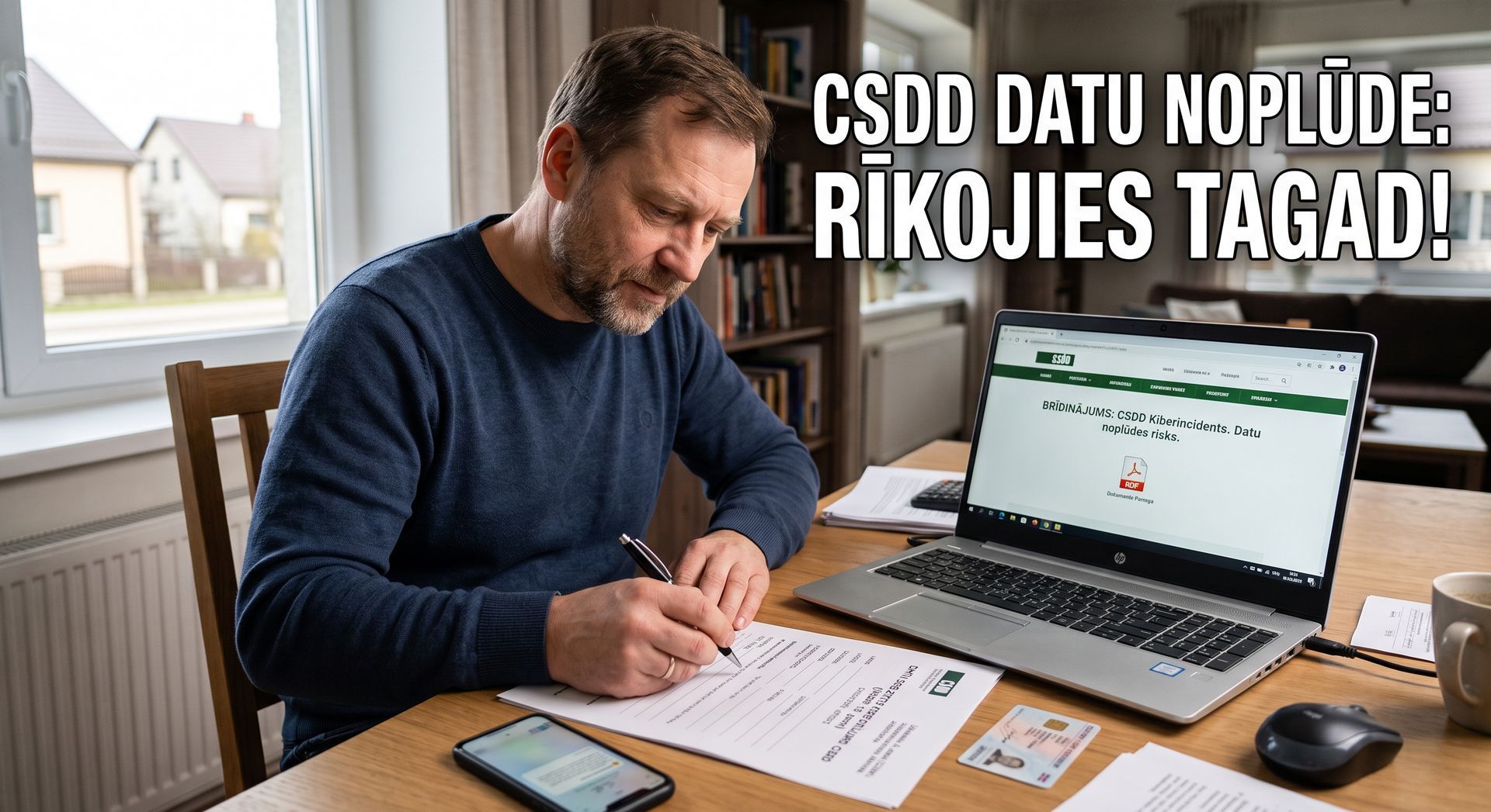 CSDD par datu noplūdi klusē