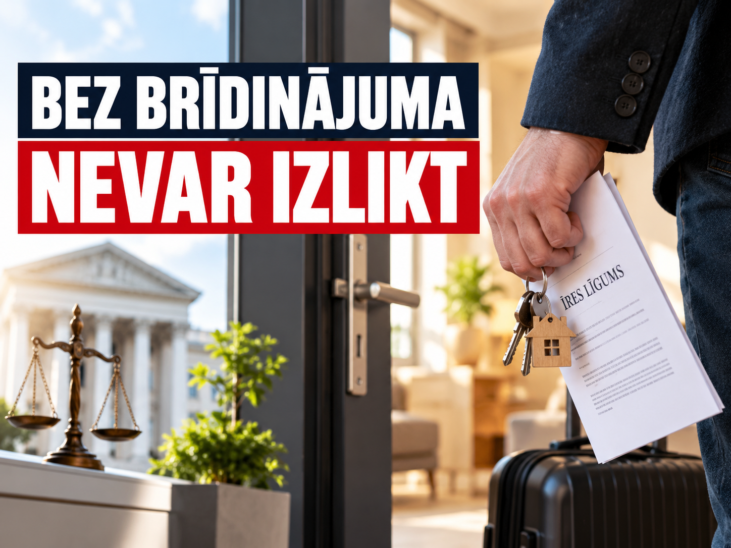 Īres līguma izbeigšana un izlikšana no mājokļa