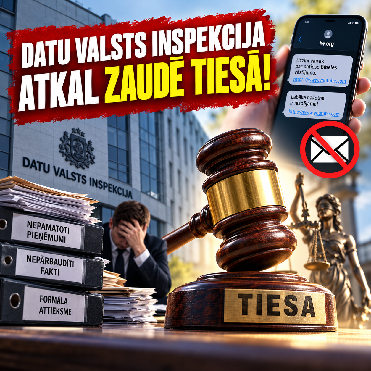 Datu valsts inspekcija zaudē tiesā