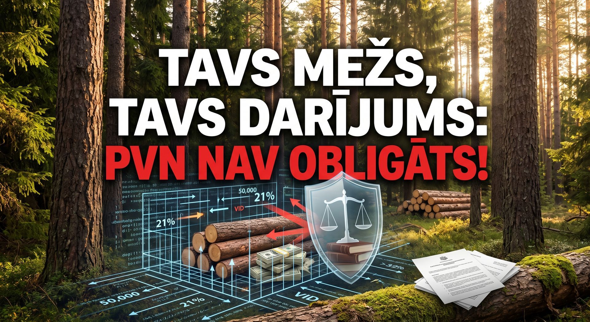 VID algoritmu slazdā: Kā aizstāvēt savas tiesības, pārdodot personīgo mežu