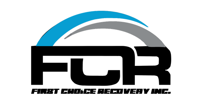 A logo for a company called first choice recovery inc.