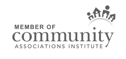 Logo for Community Associations Institute. Text: