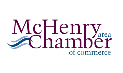 The logo for the mchenry area chamber of commerce