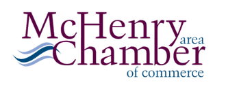 The logo for the mchenry area chamber of commerce