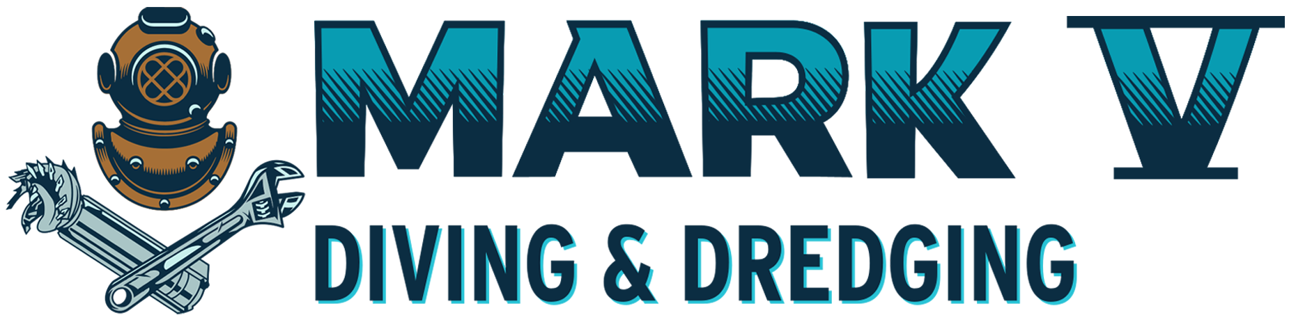 Mark V Diving & Dredging Logo