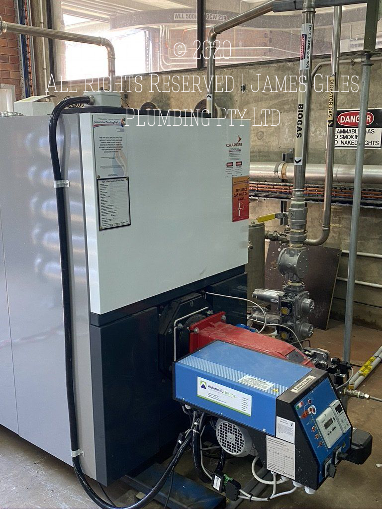 James Giles Plumbing Pty Ltd - Installation and Commissioning of Type B Biogas System and Water Heater