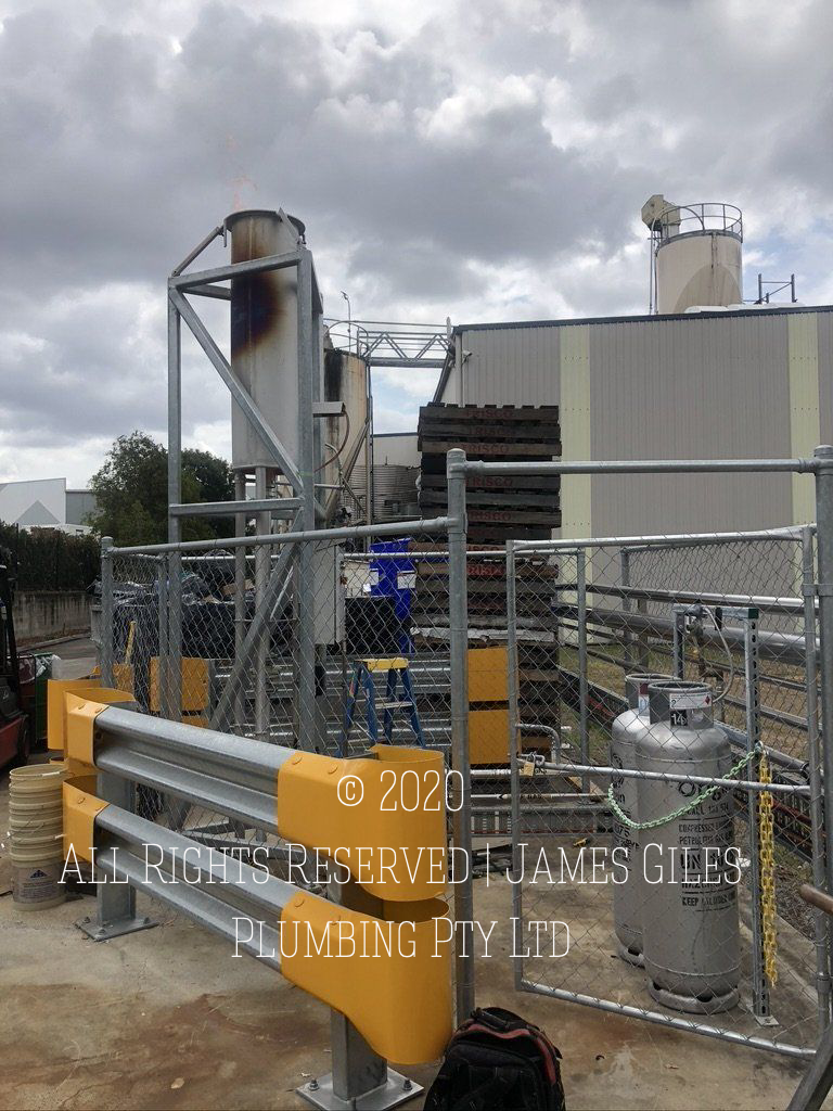Install and Commission New Bio-Gas Flare and Paperwork Completed by the Type B Gas Team at James Giles Plumbing Pty Ltd