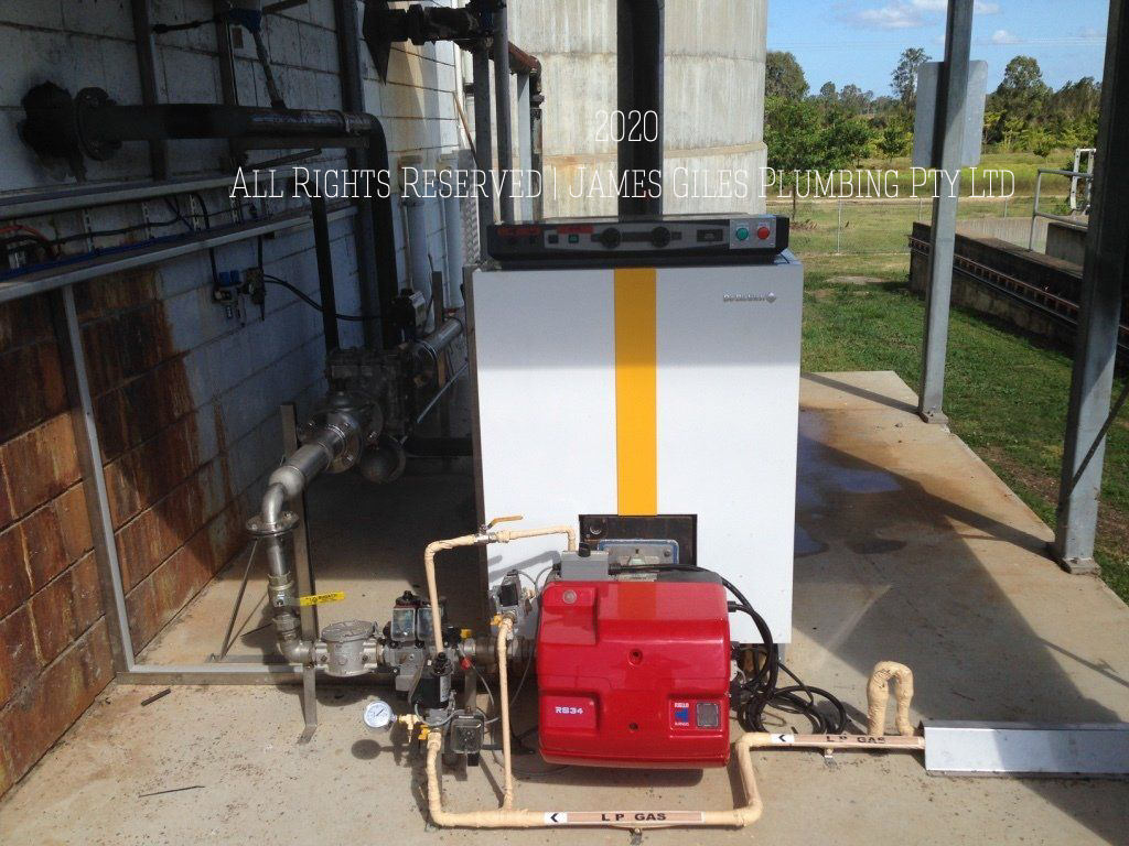 Type B Gas Appliance - New Bio-Gas and LPG Water Heater Installed and Commissioned by James Giles Plumbing Pty Ltd