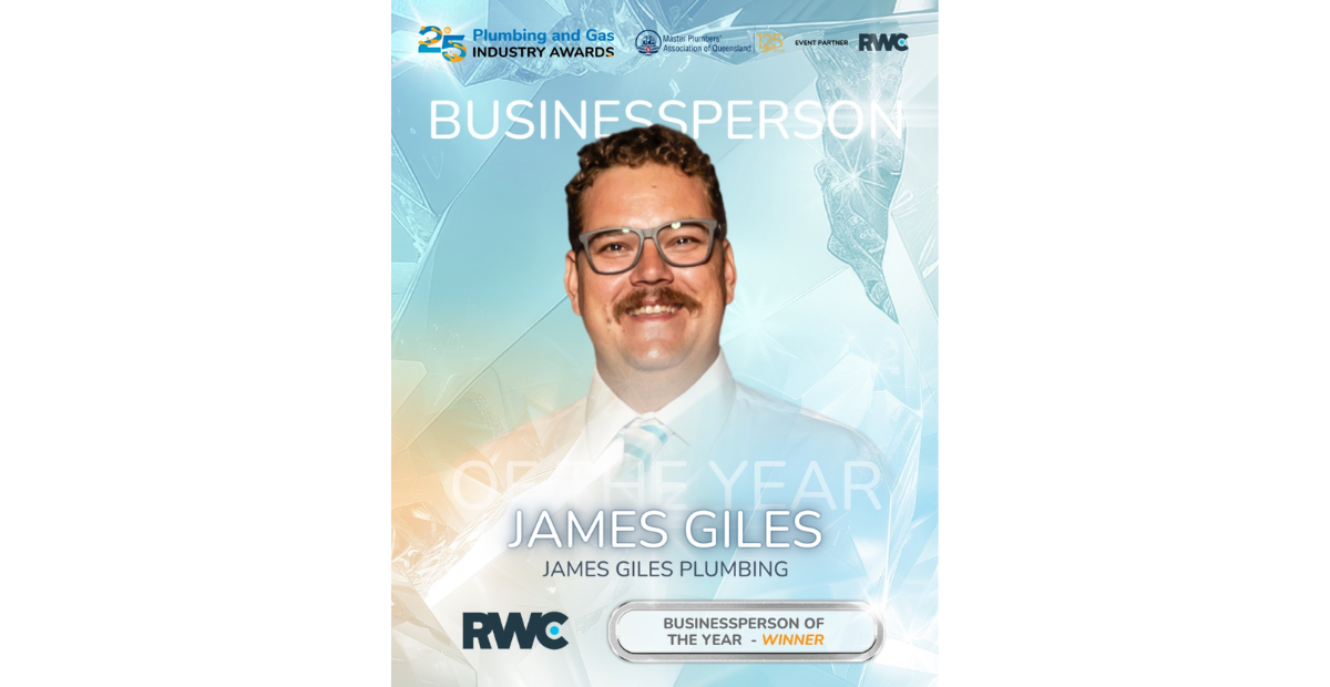 James Giles - winner of the 2025 MPAQ Business Person of the Year