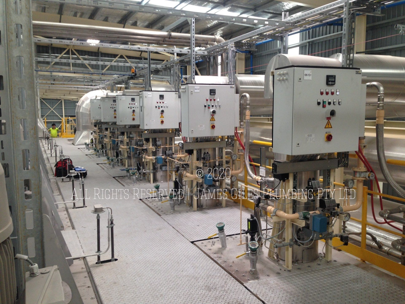 Type B Gas/ Commercial Gas Drying Switchboard Project Installation completed by the James Giles Plumbing Pty Ltd Team