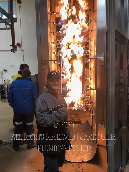 James Giles Plumbing Pty Ltd - Install & Commission Type B Gas Trains & Electrical Control Panels for Hair Burn Off Device