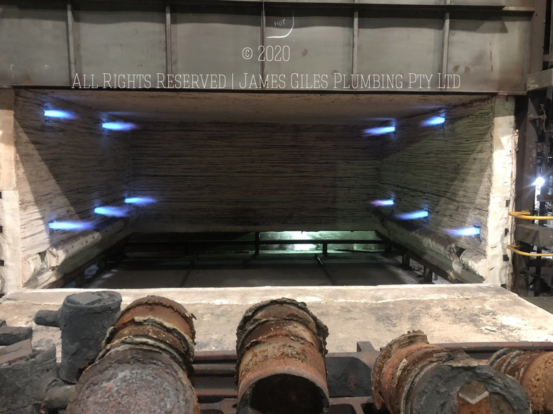 Type B Heat Treatment Furnace which was rebuilt by James Giles Plumbing Pty Ltd - Type B Gas Projects, Type B Gas Appliance