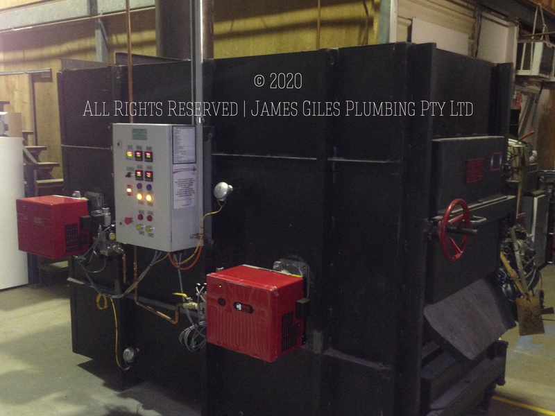 James Giles Plumbing Pty Ltd Designed, Installed & Commissioned Gas, Burner and Electrical Controls for Small Pet Cremator