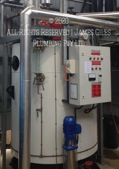 James Giles Plumbing Pty Ltd New Boiler and Oil Heater Project which included the Gas System and Type B Gas Appliances