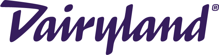 Fairyland logo in purple script.