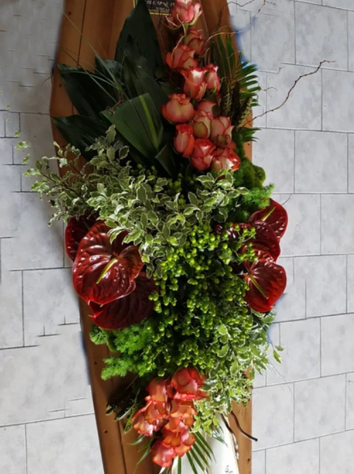 copribara floreale