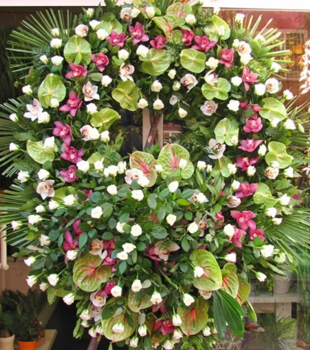 corona di fiori 