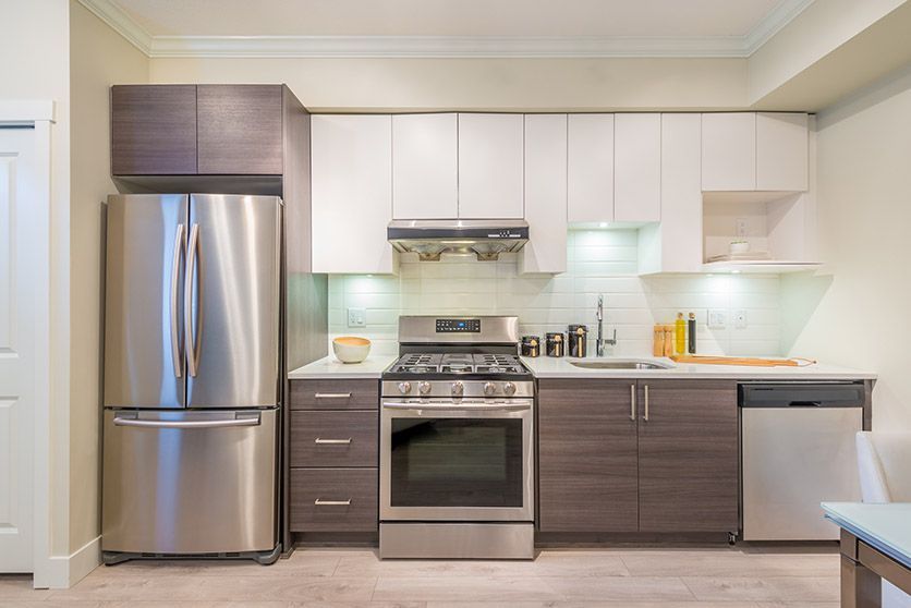 interior real laundry room washing machine
