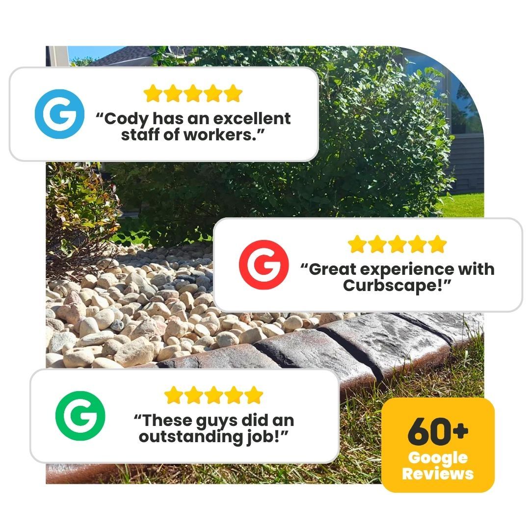 decorative landscape curbing in Appleton WI and Fox Valley Wisconsin