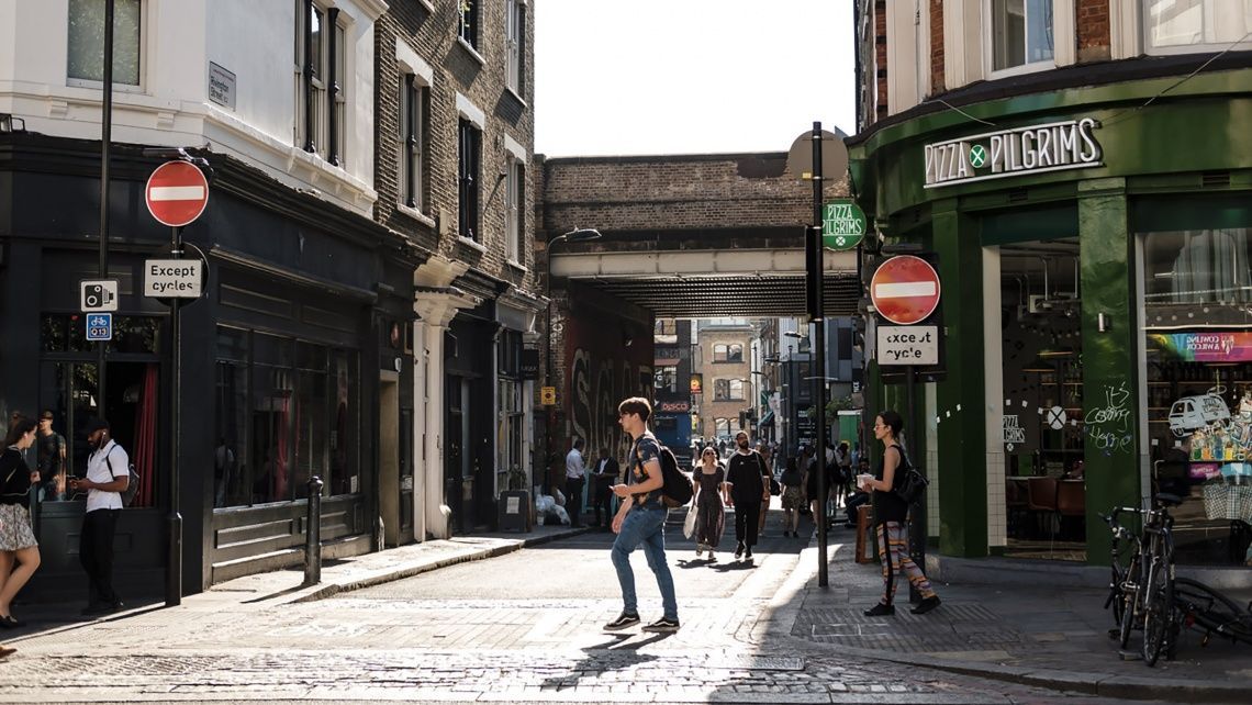 Modern office space maintained by office cleaning company in Shoreditch London