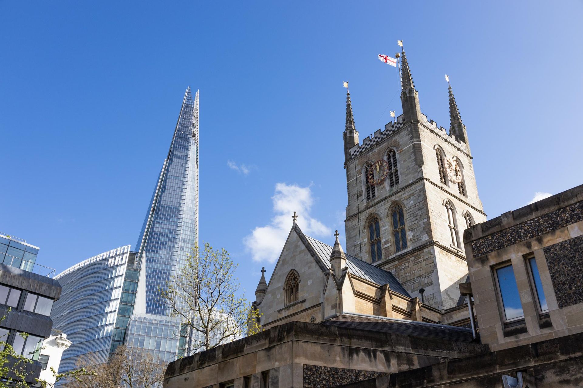 Southwark London skyline with The Shard