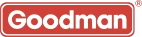 Rheem logo: white text on a red circular background