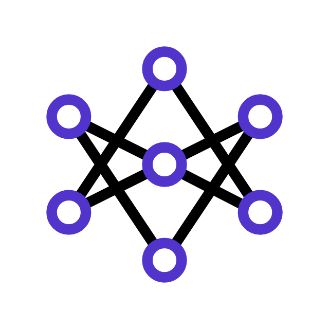 Black outlined speech bubbles, one with 