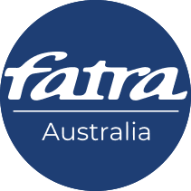 Fatra Australia logo in white text on a dark blue circle