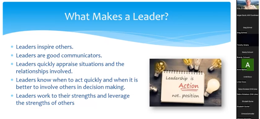 leadership at all levels What makes a leader? webinar thumbnail
