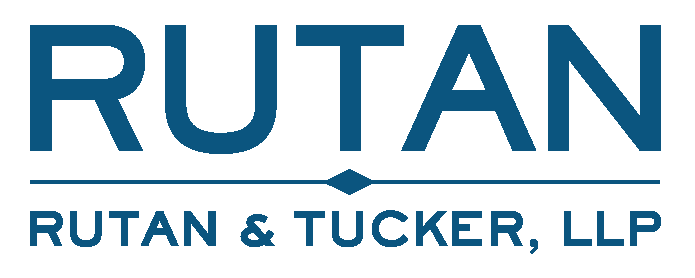 RUTAN in teal blue font above