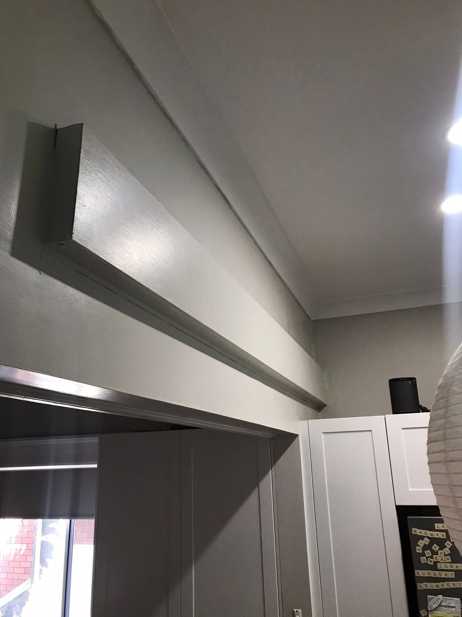 Interior Ceiling And Wall With A Long Gray Air Vent — Escarpment Air in Shellharbour, NSW