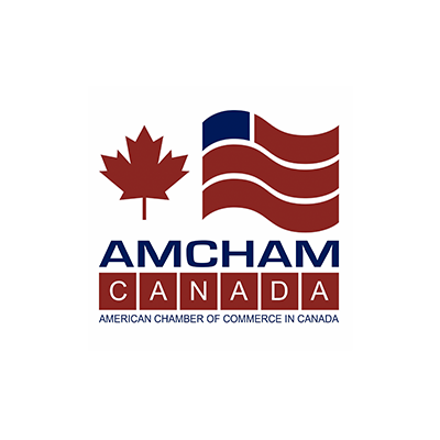 The logo for the american chamber of commerce in canada