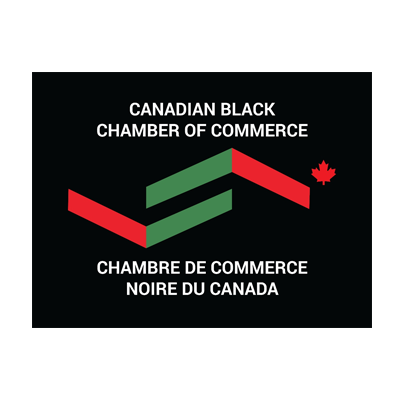 The logo for the canadian black chamber of commerce