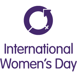 It is a logo for international women 's day.