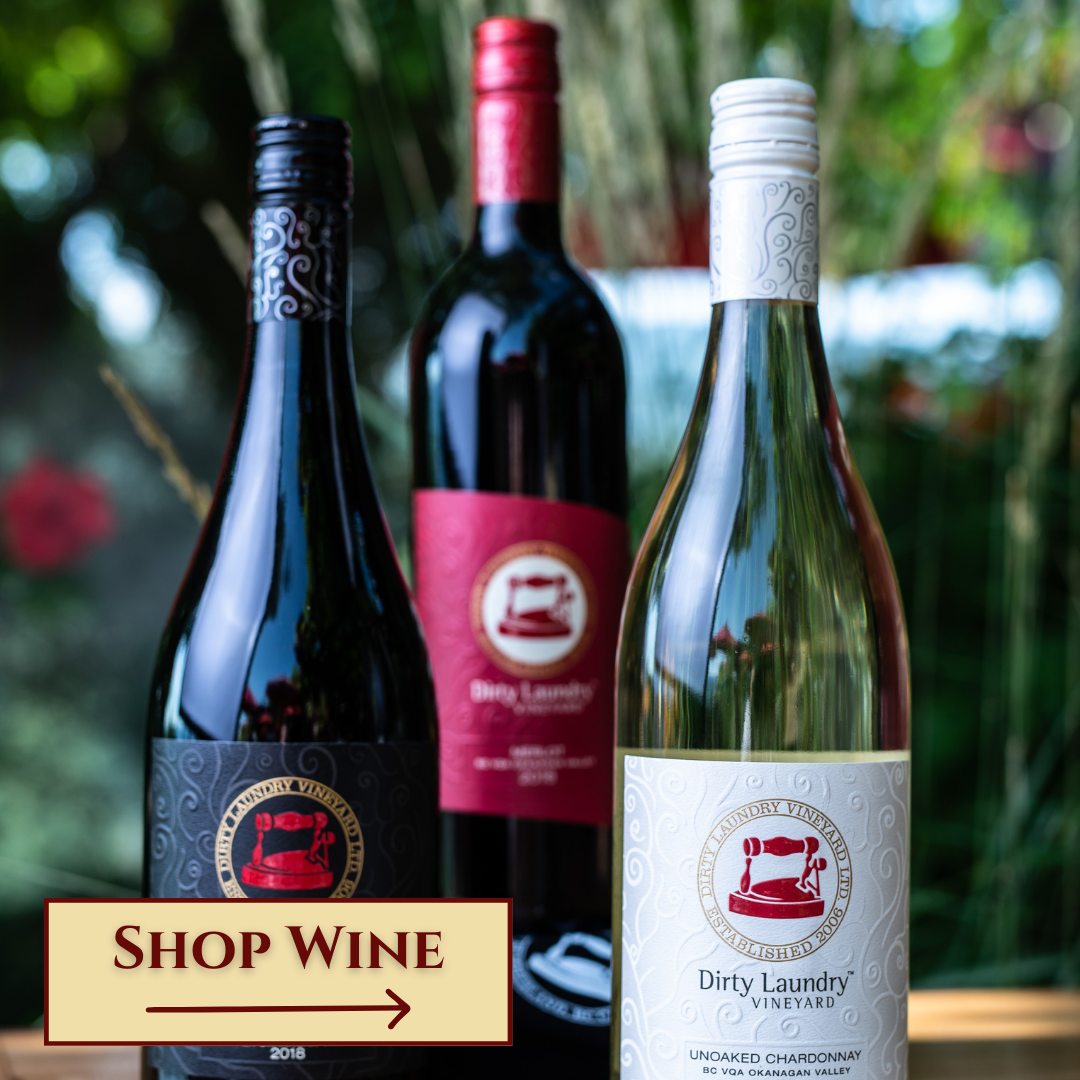 Three bottles of wine are sitting on a wooden table.