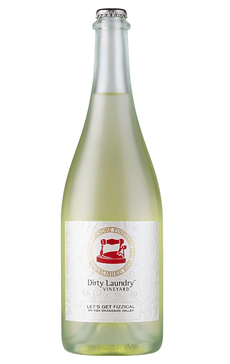 A bottle of wine with a white label on a white background.
