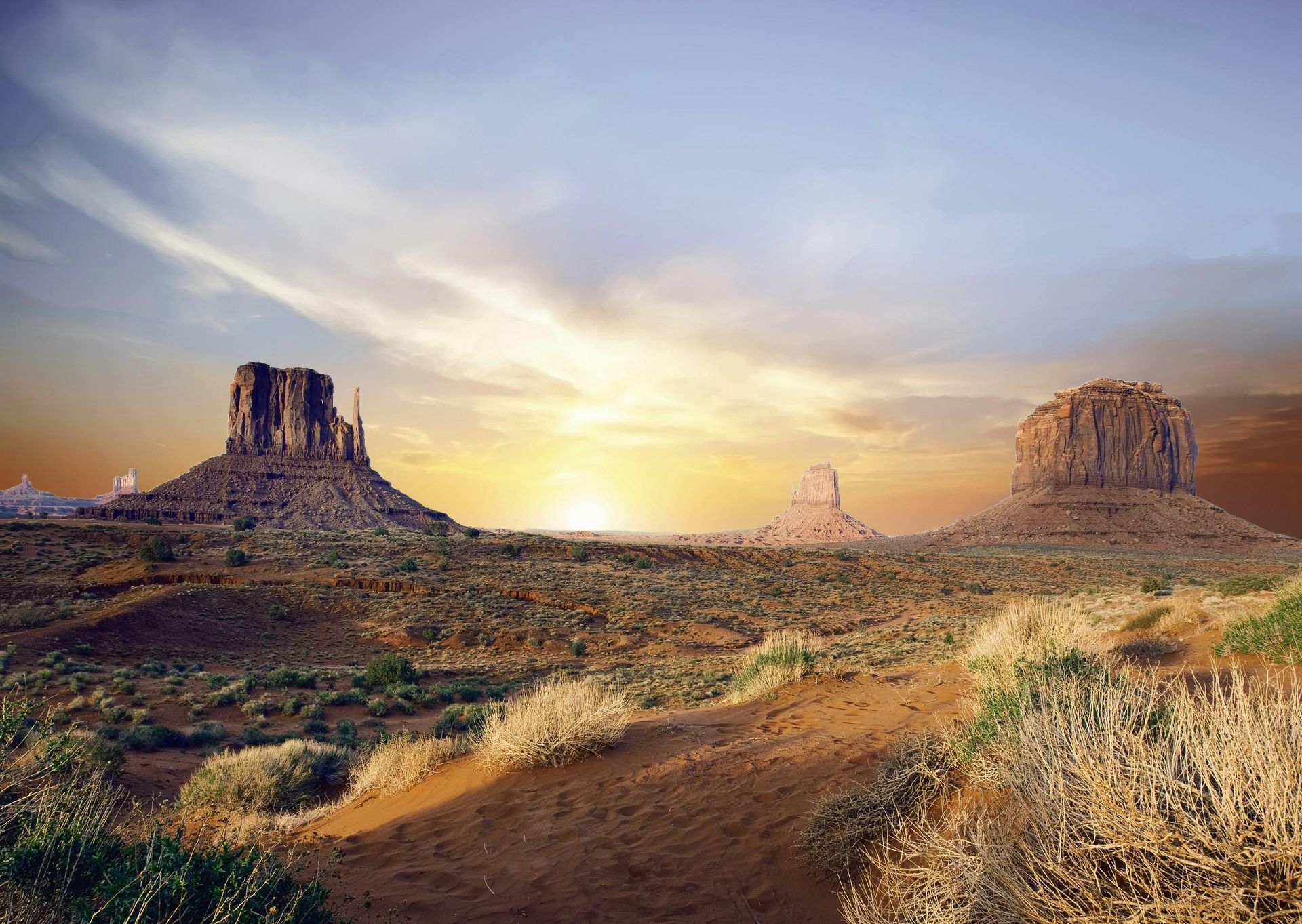 Desert landscape stock photo - not relevant to leak detection service