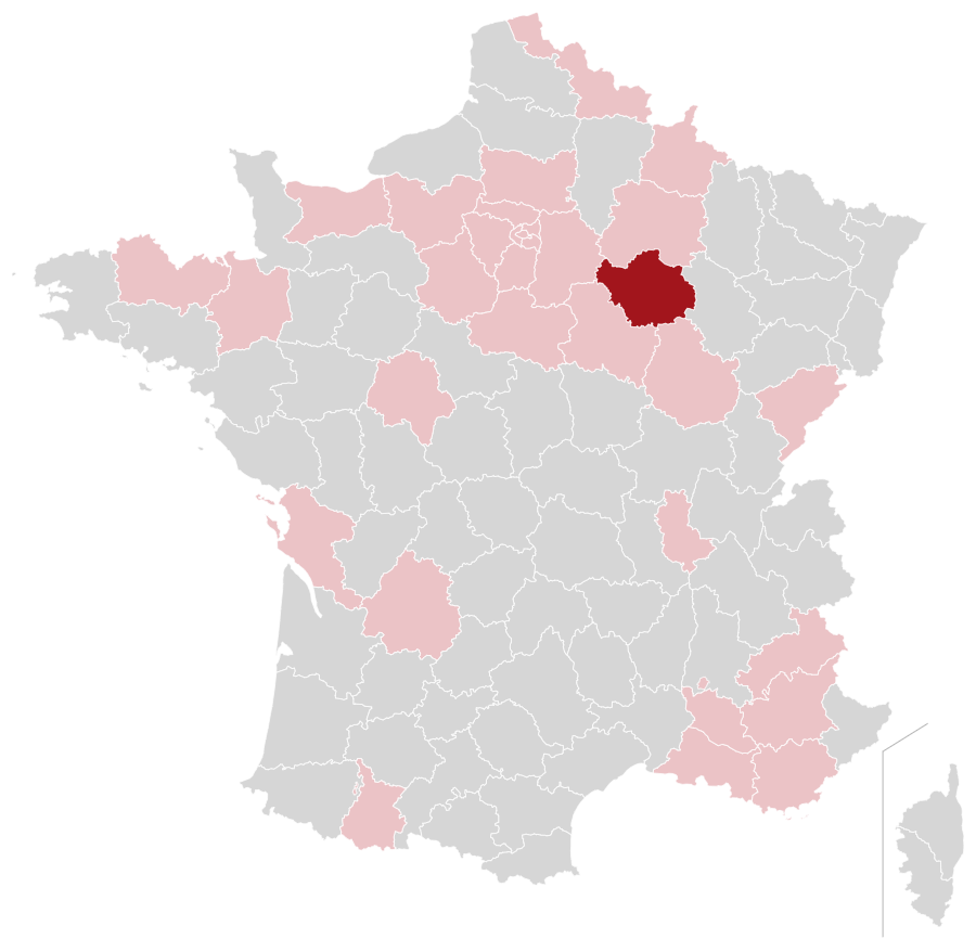 Carte de l'agence NGAN Aube