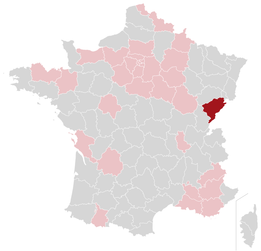 Carte de l'agence NGAN Doubs