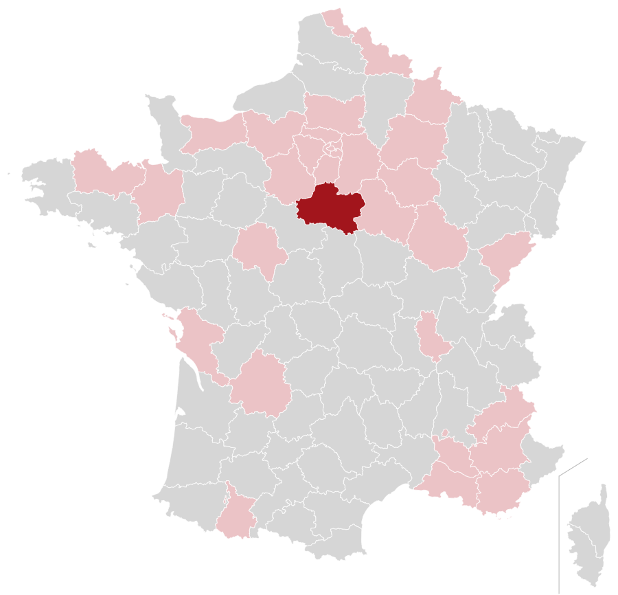 Carte de l'agence NGAN Loiret